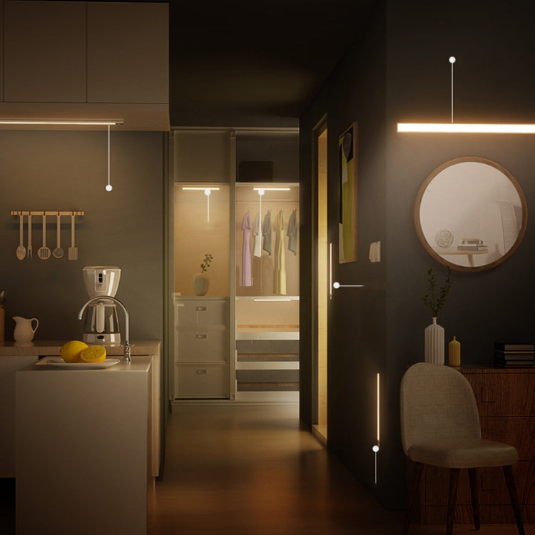 2.8W USB Charging Smart Human Body Sensing Wardrobe Lamp, Length: 30 cm - Sensor LED Lights by buy2fix | Online Shopping UK | buy2fix