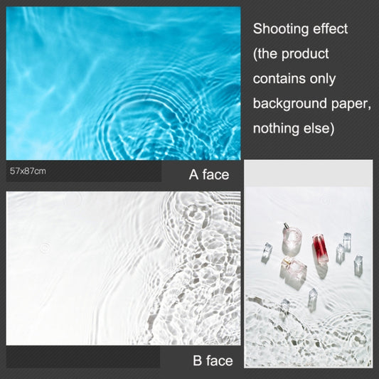 3D Double-Sided Matte Photography Background Paper(Water Ripples) - Other by buy2fix | Online Shopping UK | buy2fix