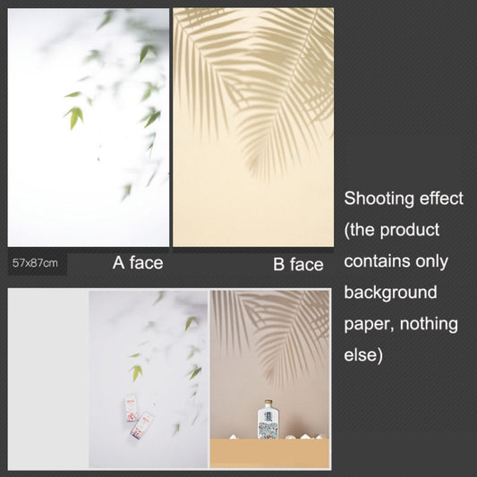 3D Double-Sided Matte Photography Background Paper(Leaf Effect) - Other by buy2fix | Online Shopping UK | buy2fix