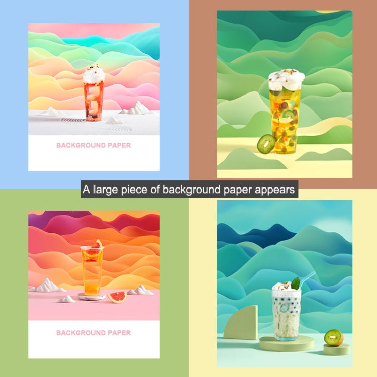 3D Double-Sided Matte Photography Background Paper(Light Magic) by buy2fix