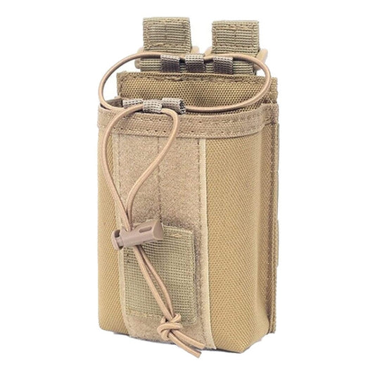 Outdoor Walkie-talkie Protection Bag Storage Belt Pouch(Khaki) - Cases by buy2fix | Online Shopping UK | buy2fix