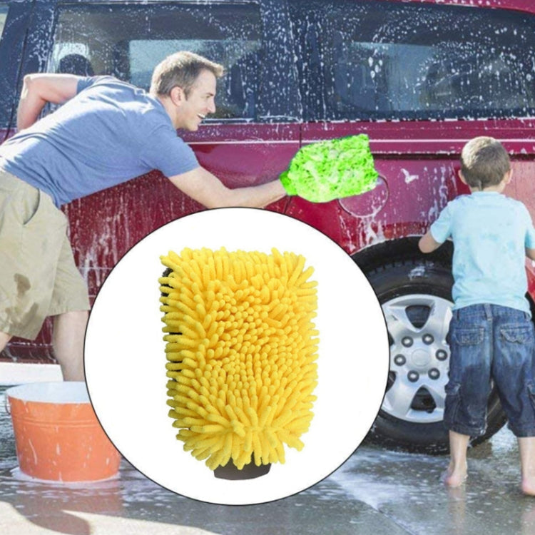19 PCS / Set Car Beauty Cleaning Brush Details Brush Washing Glove Tool Set(Yellow Ring) by buy2fix