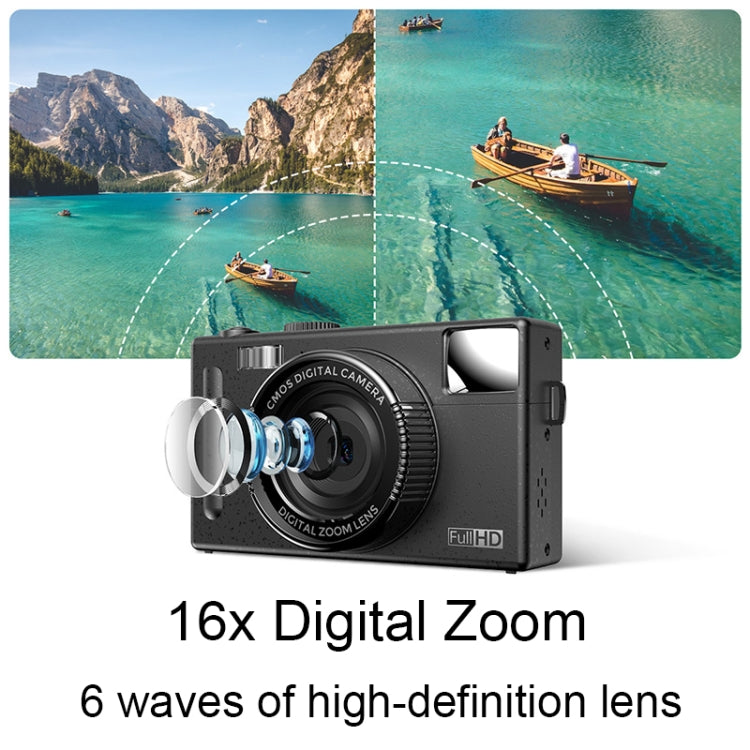 R1 48 Million HD Pixels 3.0 Inch IPS Screen Children Digital Camera, Spec: Black - Children Cameras by buy2fix | Online Shopping UK | buy2fix