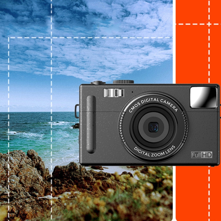 R1 48 Million HD Pixels 3.0 Inch IPS Screen Children Digital Camera, Spec: Black by buy2fix