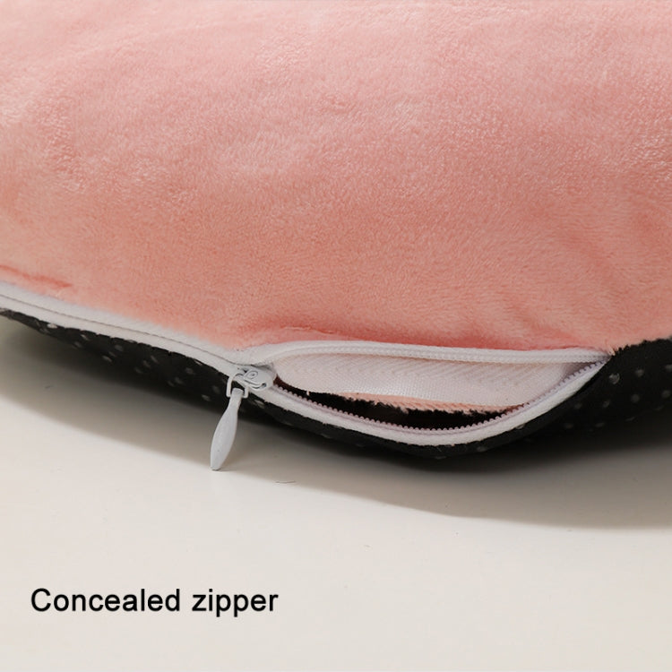USB Heating Foot Warmer Comfortable Plush Foot Warmer(Pink) - USB Heater by buy2fix | Online Shopping UK | buy2fix