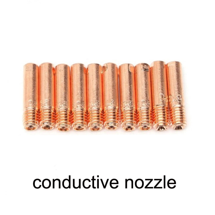 16 PCS / Set Welding Needle Point Vover Nozzle Kit Gas Shielded Welding Conductive Nozzle by buy2fix