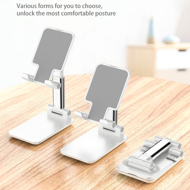 SSKY X5 Desktop Phone Live Foldable Tablet Bracket, Style: Double Rod Phone Version (Black) by SSKY