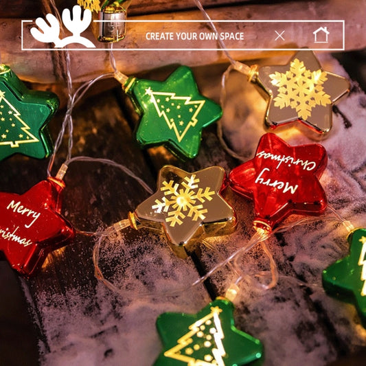 LED Christmas Decorative Ball Lights Scene Arrangement Lantern String, Spec: Battery Type 5m(Ball) by buy2fix