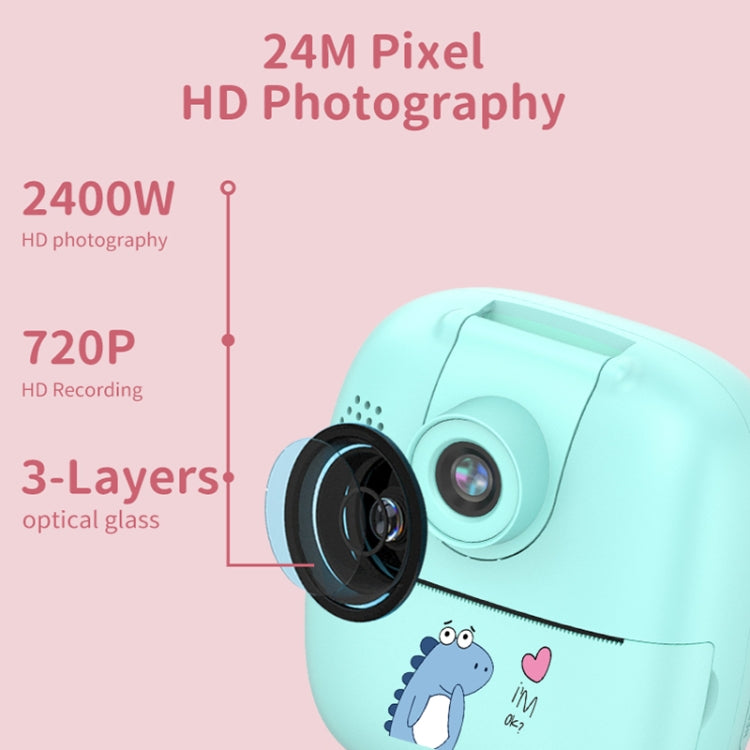 A18 HD Printable Cartoon Kids Digital Camera with Rotating Lens, Spec: Pink - Children Cameras by buy2fix | Online Shopping UK | buy2fix