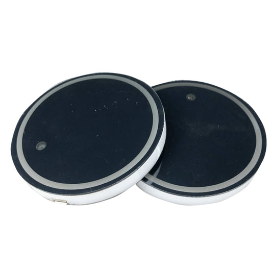 1 Pair Automotive LED Colorful Luminous Water Coaster Acrylic Car Cup Tank Atmosphere Lamp(Star Model) - Car Drink Holders by buy2fix | Online Shopping UK | buy2fix