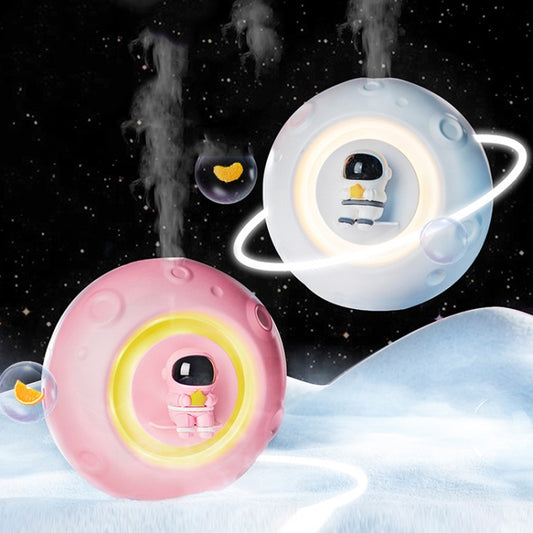 K-1101 Astronaut Automatic Timer Smart Aromatherapy Machine With Small Night Light(Pink) by buy2fix