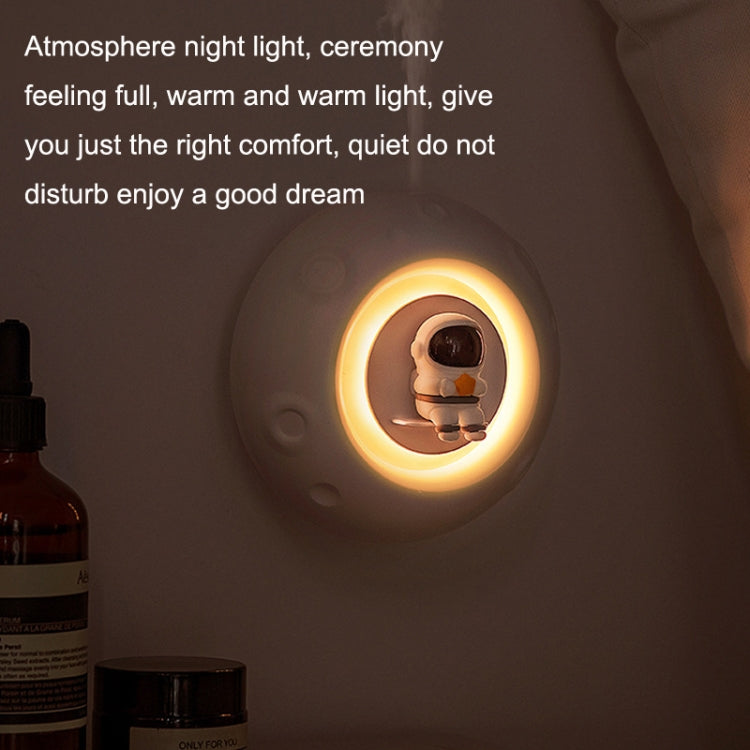 K-1101 Astronaut Automatic Timer Smart Aromatherapy Machine With Small Night Light(Pink) by buy2fix