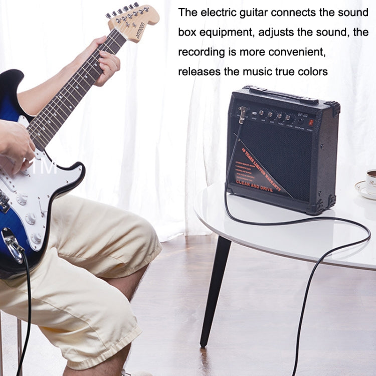 5PCS Bayse Folk Audio Noise-reducing Guitar Connecting Wire, Size: 3m by buy2fix