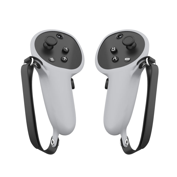 For Meta Quest Pro 1 Pair Handle Silicone Case Cover VR Accessories(White) - VR Accessories by buy2fix | Online Shopping UK | buy2fix