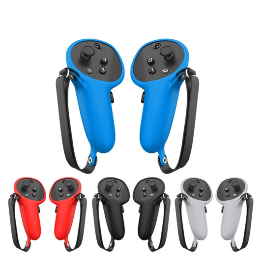 For Meta Quest Pro 1pair Handle Silicone Case Cover VR Accessories(Blue) - VR Accessories by buy2fix | Online Shopping UK | buy2fix
