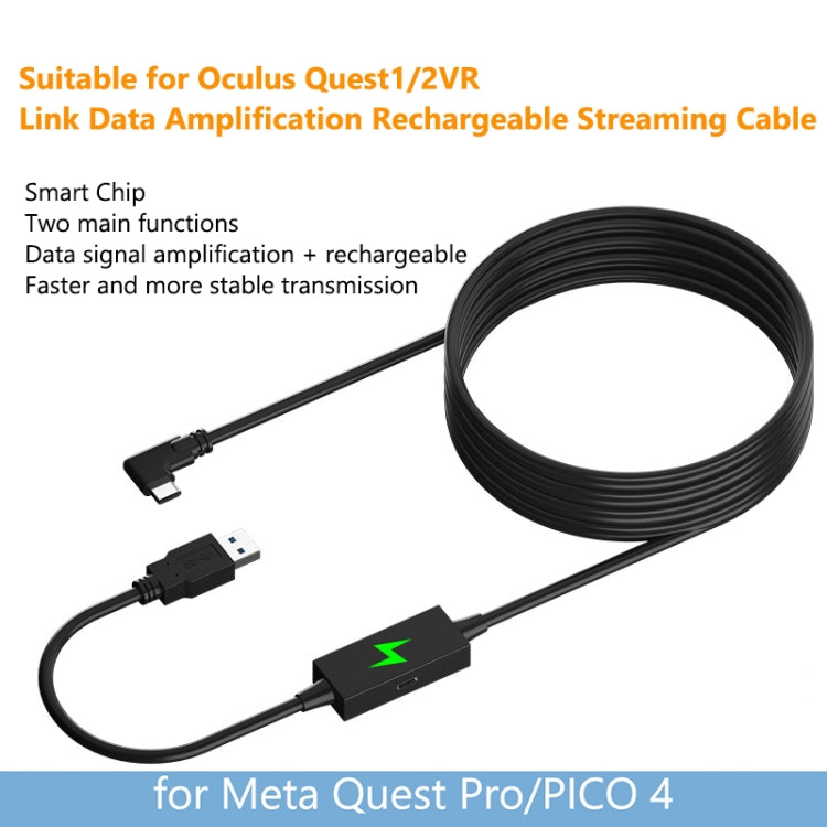 For Meta Quest Pro USB To Type-C VR Headset Data Line Cable 5m - VR Accessories by buy2fix | Online Shopping UK | buy2fix