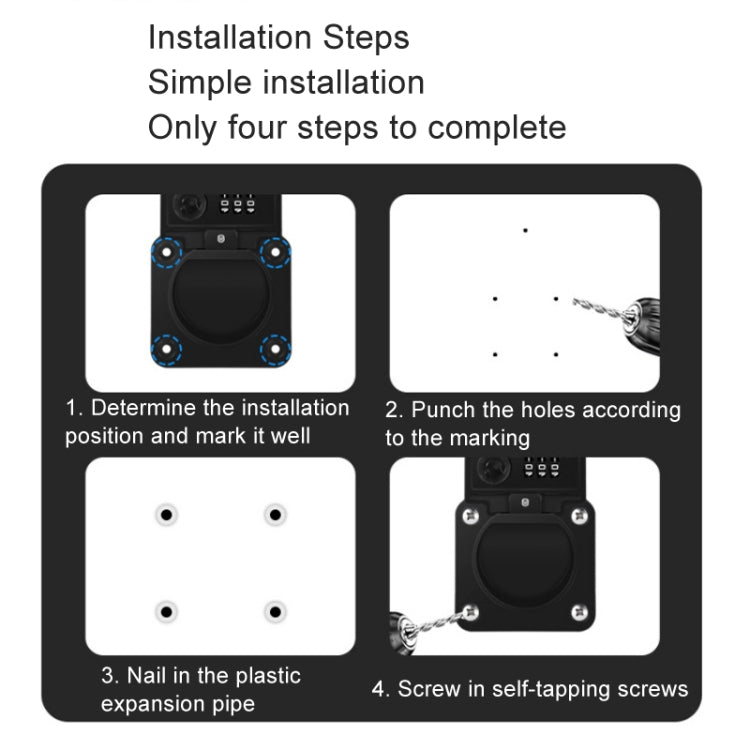 For Tesla Charging Pile Anti-Theft Protection Rack, Style: With Password - Special Car Holders by buy2fix | Online Shopping UK | buy2fix