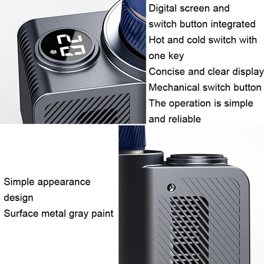 Car Digital Display Fast Cooling and Heating Cup, Style: Generation 3 Gray by buy2fix
