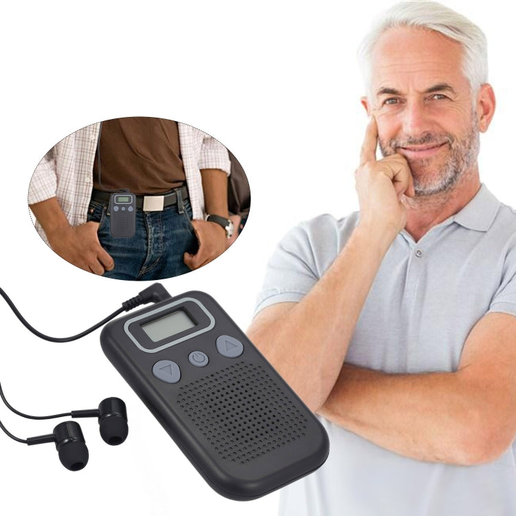 19A Hearing Aids Sound Amplifier Battery Powered In Ear Hearing Enhancement Device(Black) - Hearing Aids by buy2fix | Online Shopping UK | buy2fix