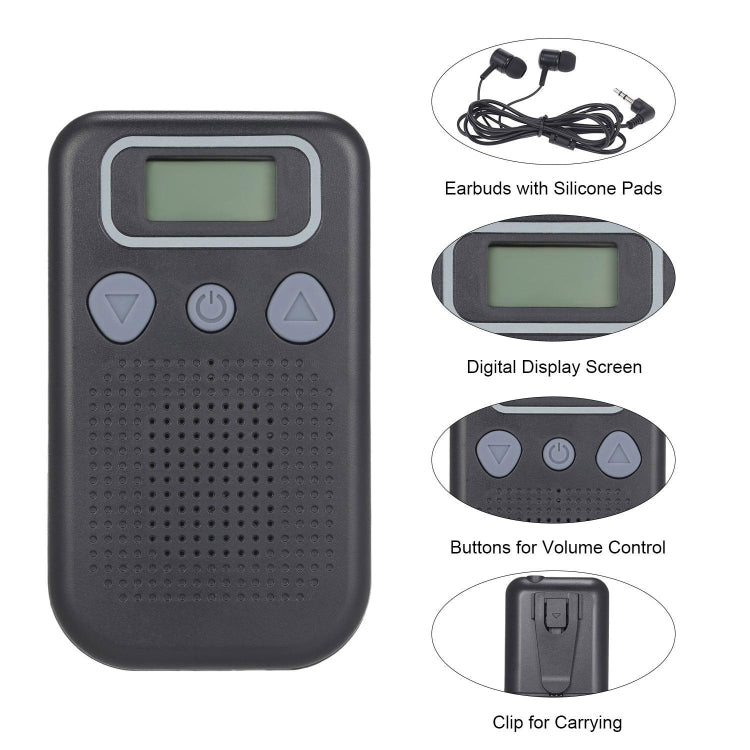19A Hearing Aids Sound Amplifier Battery Powered In Ear Hearing Enhancement Device(Black) - Hearing Aids by buy2fix | Online Shopping UK | buy2fix