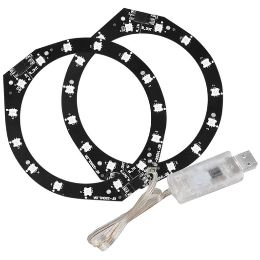 For PS5 RGB Lights Strips 8 Colors Multiple Decoration Led Lights with Remote Controller by buy2fix