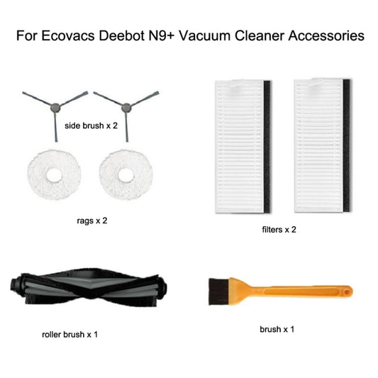 For Ecovacs Deebot N9+ Robot Vacuum Cleaner Steam Mop Cloth(Set) by buy2fix