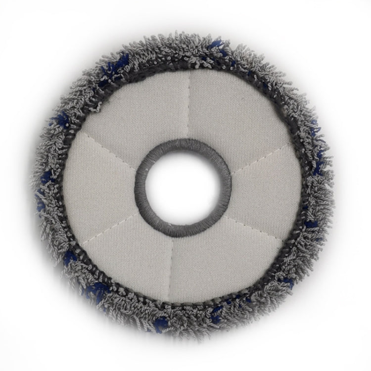For Ecovacs Deebot N9+ 2pcs Robot Vacuum Cleaner Steam Mop Cloth(Ripple) - For ECOVACS Accessories by buy2fix | Online Shopping UK | buy2fix