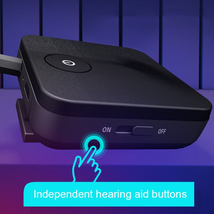 U20 Lavalier Bluetooth Sound Collector Smart Auxiliary Bluetooth Headset(Black) - Hearing Aids by buy2fix | Online Shopping UK | buy2fix