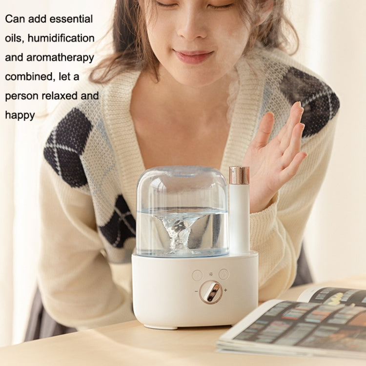 Large Capacity Humidifying Aromatherapy Machine Home Automatic Fragrance Sprayer With Night Light(White) by buy2fix