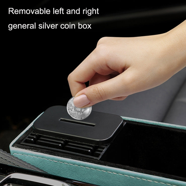 DE RAN FU Car Seat Storage Box Cup Holder Fur Citrine Phone Sundry Storage Box(Black) - Stowing Tidying by DE RAN FU | Online Shopping UK | buy2fix