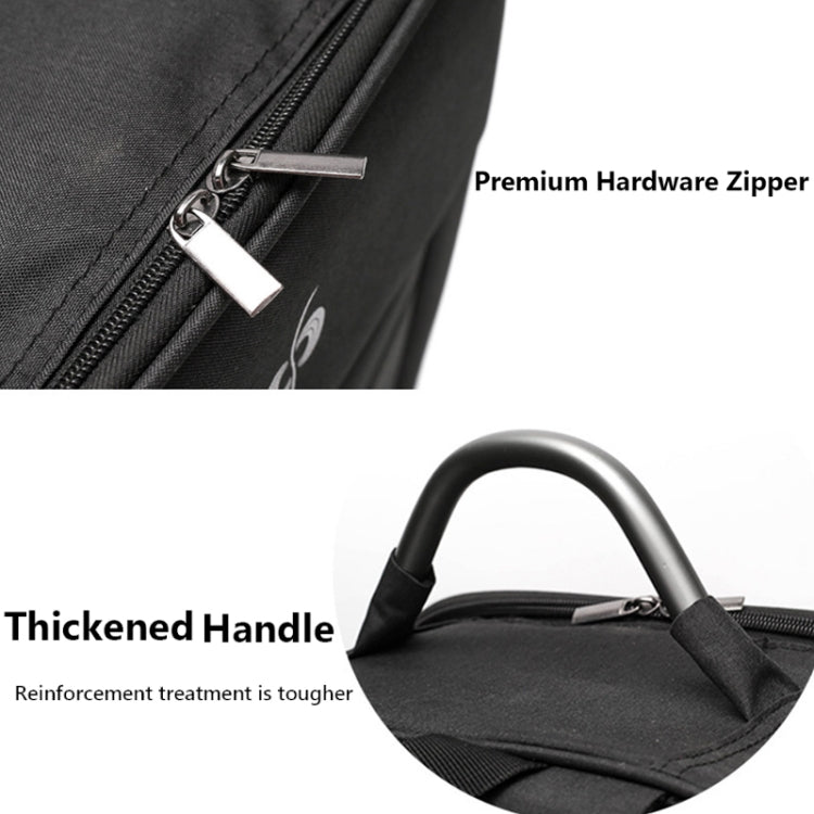 For DJI FPV Drone Shoulder Bag Waterproof Wear-resistant Oxford Fabric Storage Bag(Black) by buy2fix