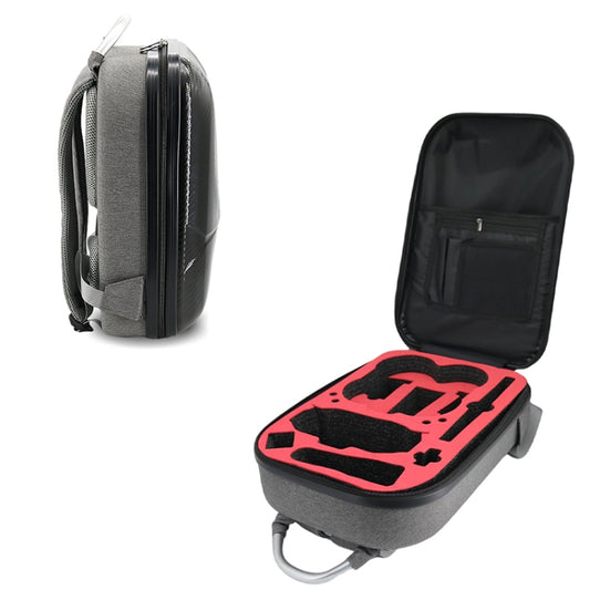 For DJI Avata Carbon Fiber Backpack Shockproof And Waterproof Bag(Black and Gray) by buy2fix