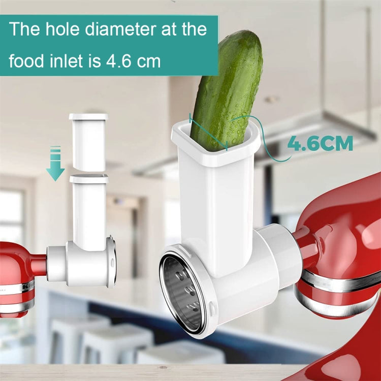 For KitchenAid 4.5QT/5QT Vertical Mixer Kitchen Vegetable Slicer and Grater(KA-006) - Food Disposer Parts by buy2fix | Online Shopping UK | buy2fix