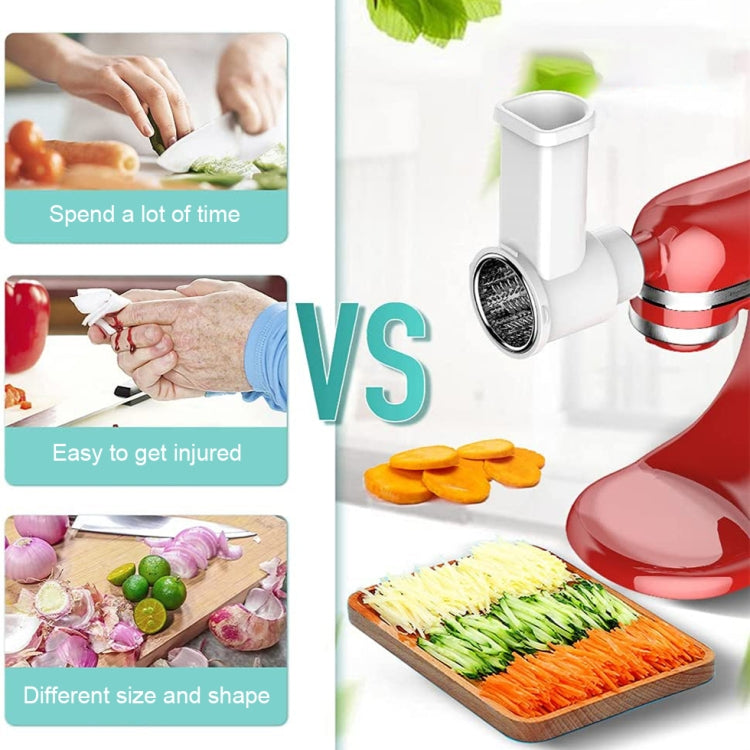For KitchenAid 4.5QT/5QT Vertical Mixer Kitchen Vegetable Slicer and Grater(KA-006) - Food Disposer Parts by buy2fix | Online Shopping UK | buy2fix