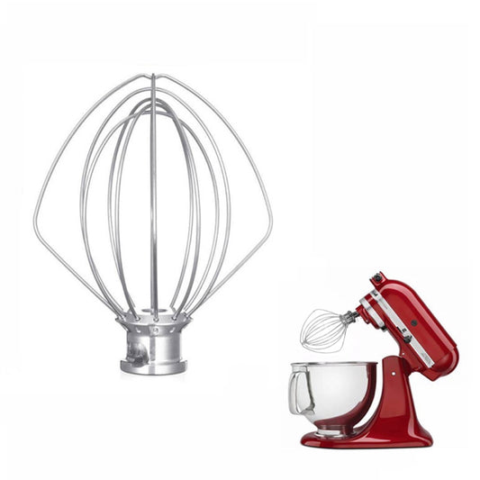 For KitchenAid Stand Mixer 5QT  Whip Whisk  Stainless Steel Accessories - Food Disposer Parts by buy2fix | Online Shopping UK | buy2fix