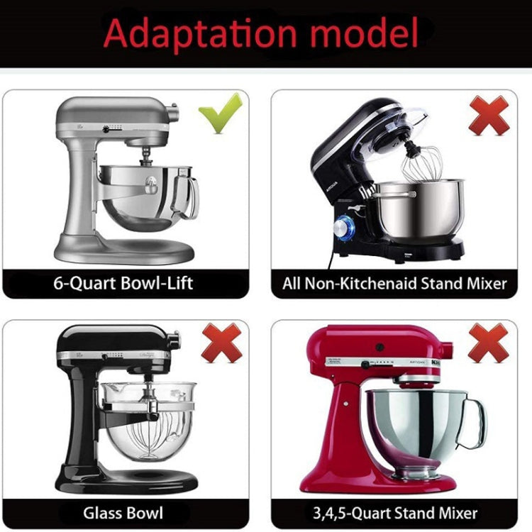 For KitchenAid 6QT Bowl-Lift Stand Mixer Efficient Metal Mixing Paddle by buy2fix