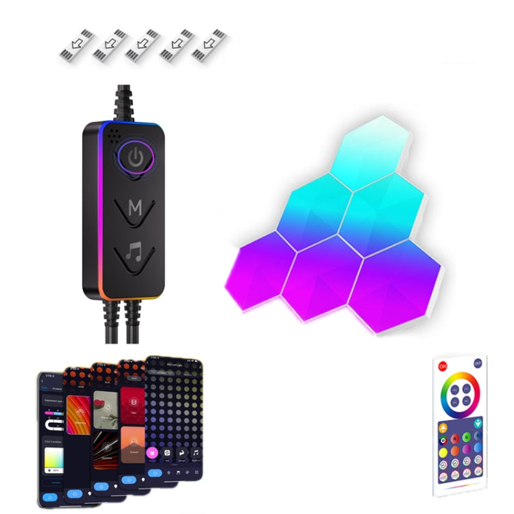 Gaming Ambient Light Smart Chiclet Backdrop Quantum Wall Light, Versions: WIFI(6 PCS/Set) - Novelty Lighting by buy2fix | Online Shopping UK | buy2fix