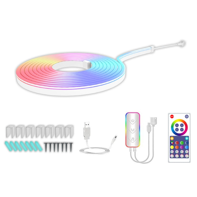 3m USB Illusion Music Neon 16 Million Color DIY Light Strip, Specification: Graffiti WiFi - Casing Waterproof Light by buy2fix | Online Shopping UK | buy2fix