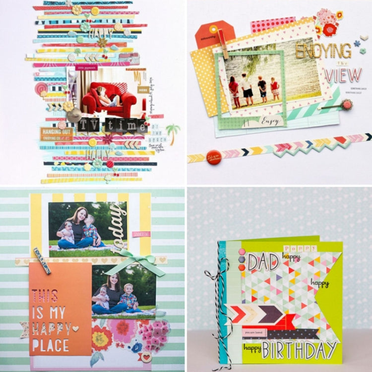1 Sets PA2017-6 DIY Album Clipboard Handbook Card Background Paper, Size: 6 inch - Handbook Decorative Stickers by buy2fix | Online Shopping UK | buy2fix