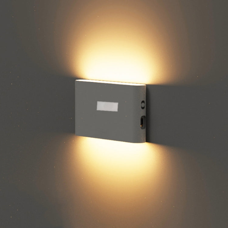 Human Infrared Smart Sensor Wireless Magnetic LED Night Light(Plane Lens) - Sensor LED Lights by buy2fix | Online Shopping UK | buy2fix
