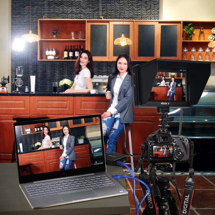 VILTROX DC-70II 7 Inch 4K HD Camera Director Monitor Film Camera Video Monitor by VILTROX