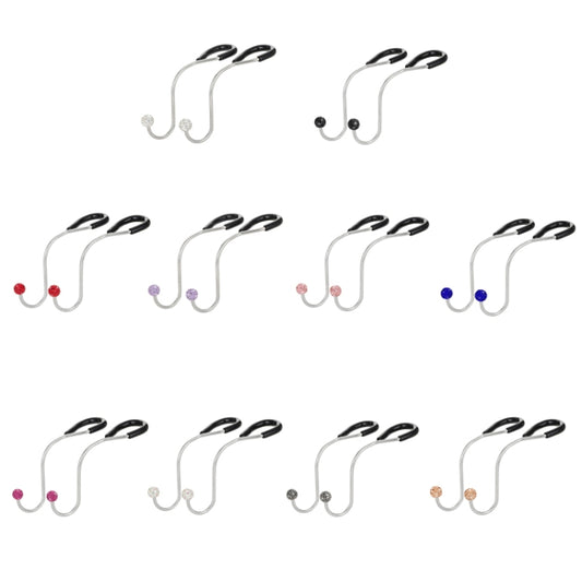 Multifunctional Car Seat Hooks With Diamond Inlay(Pink) by buy2fix