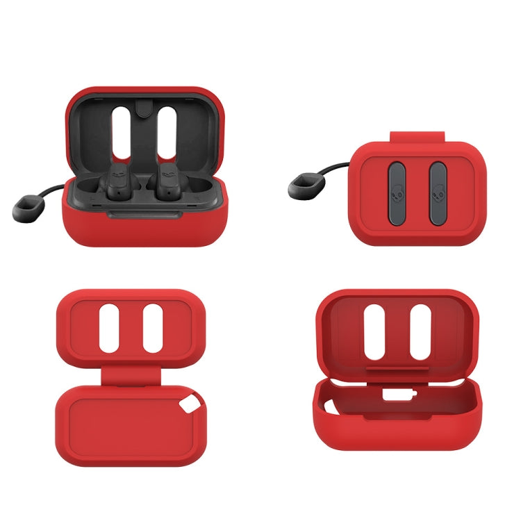 For Skull Candy Dime G52 Bluetooth Earphones Anti-drop Silicone Protective Case(Red) - Other Earphone Case by buy2fix | Online Shopping UK | buy2fix