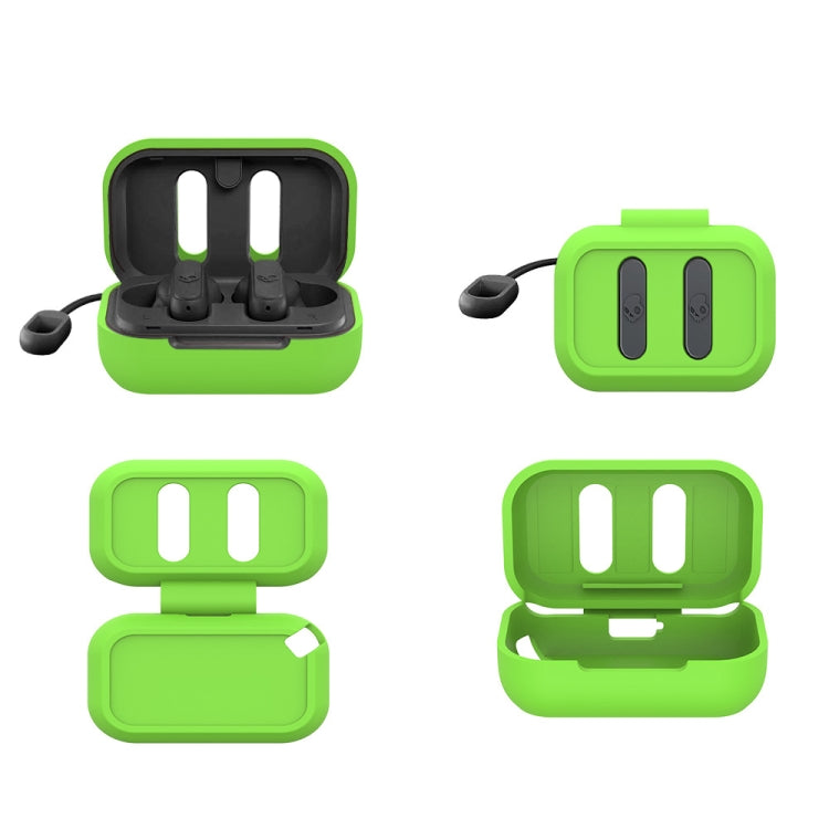 For Skull Candy Dime G52 Bluetooth Earphones Anti-drop Silicone Protective Case(Luminous Green) - Other Earphone Case by buy2fix | Online Shopping UK | buy2fix
