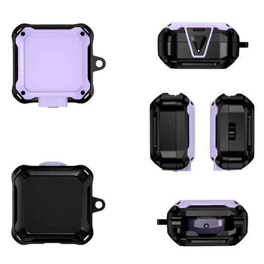 For Samsung Galaxy Buds Pro / Buds Live / Buds 2 Earphones Anti-shock Silicone Case(Purple) by buy2fix
