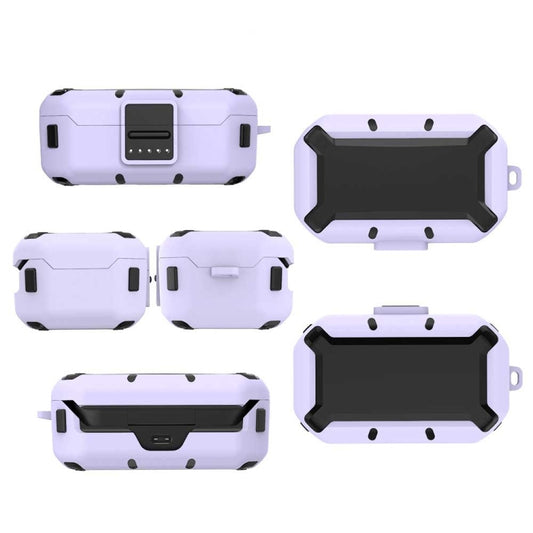 For Bose QuietComfort Ear Buds Bluetooth Earphones Anti-shock Silicone Protective Cover(Purple) by buy2fix