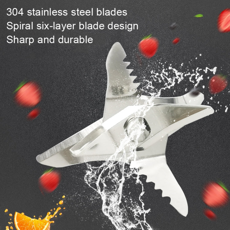 10 PCS CA-AD540 Portable Electric Juice Cup Six-blade Teeth Blade - Juicer Parts by buy2fix | Online Shopping UK | buy2fix