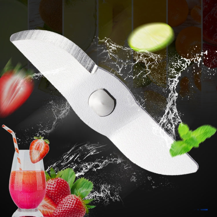 50 PCS CA-M239 Portable Fruit Juicer Blade Semi-Circle Straight 304 Stainless Steel Stirring Knife by buy2fix