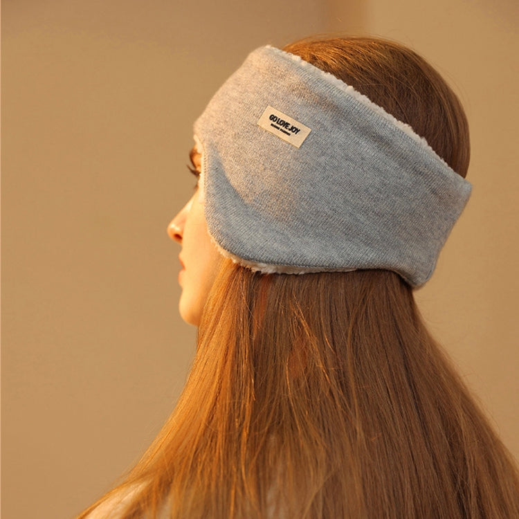 Golovejoy Winter Warm Soundproof Earmuffs + Earplugs Set Sleep Eye Mask(Gray) - Eye Masks by buy2fix | Online Shopping UK | buy2fix