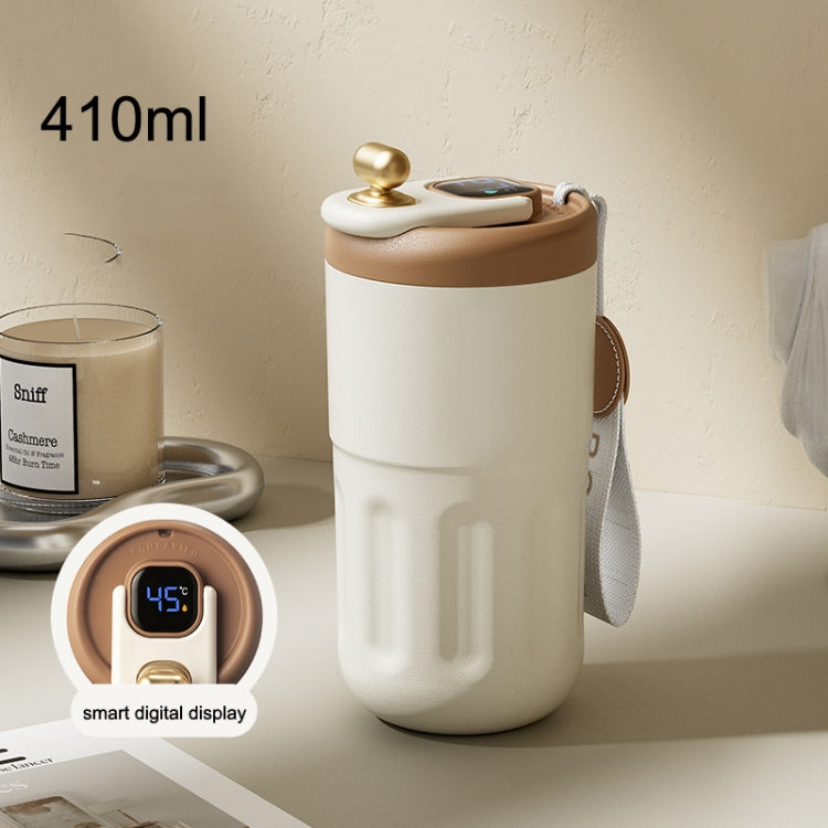 Relea JV012237 Portable Stainless Steel Coffee Insulation Cup, Style: Digital Model (White) - Vacuum Thermoses & Cups by buy2fix | Online Shopping UK | buy2fix